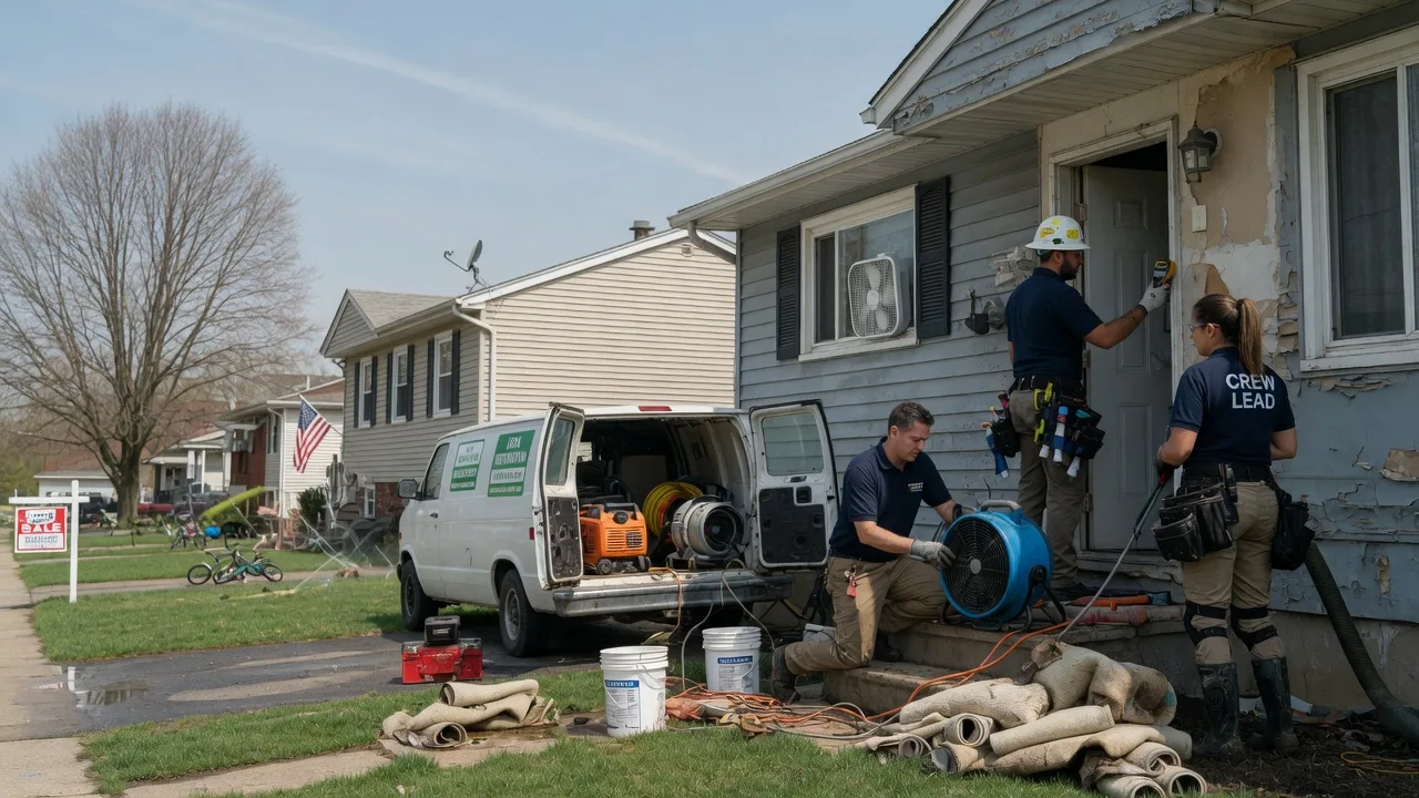 Flood Cleanup in Elyria, OH near me