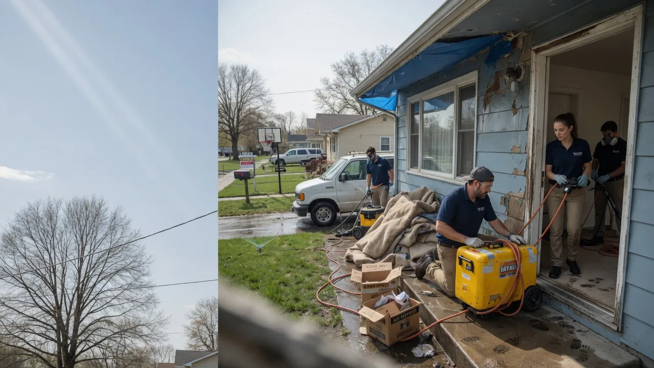 Basement Flood Cleanup in Elyria, OH near me